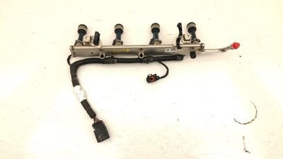 2008-2012 New Style Malibu Complete Fuel Rail With Injectors Set Loaded Oem 2.4L