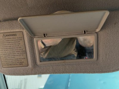 1995 Isuzu Rodeo Driver Left Sun Visor Oem Gray 160
