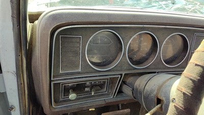 1984-1986 Dodge D350 Trim Bezel Around Speedometer Oem Dash Surround Panel
