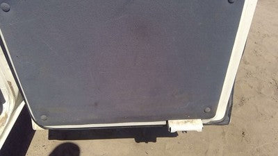 92-96 Ford Van E150 Passenger Right Rear Inside Door Trim Panel Only Back Gray