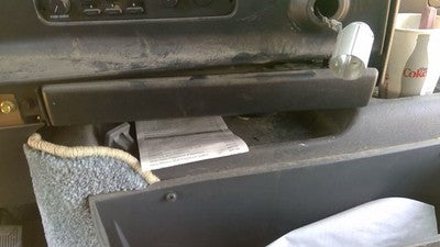 1992-1996 Ford Van E150 Cup Holder Assembly Slide Out Dash Oem Gray F5uz1504320d