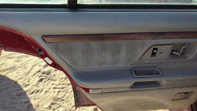 1996 Olds 88 Driver Left Rear Door Trim Panel With Switches Back Gray