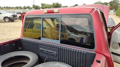 1998-2001 Mazda B2500 Back Glass Rear Sliding Window Assembly Oem 1F8563931