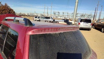 2003-2004 Mitsubishi Outlander Rear Spoiler Back Wing Oem Red Mr629740