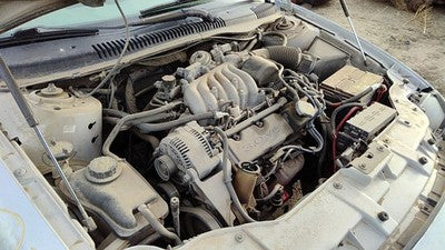 1993-1997 Ford Taurus Passenger Right Rear Brake Caliper With Mount Bracket Back