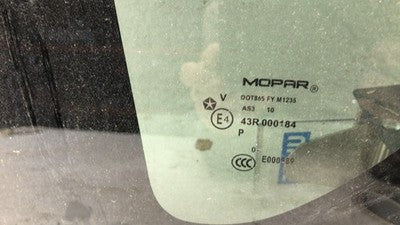 2007-2017 Jeep Compass Driver Left Rear Quarter Glass Back Side Window Oem