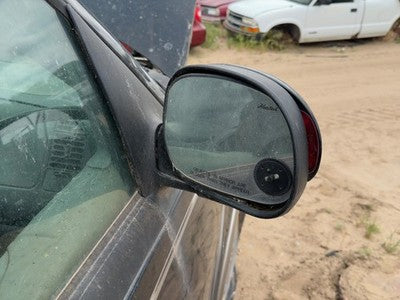 01-02 Ford Expedition Passenger Right Power Side Mirror Door Mounted Oem Black