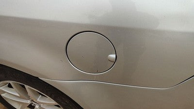 2010-2012 Ford Fusion Fuel Tank Door With Hinge Gas Lid Oem Filler Silver Ux