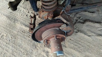 1979 Ford F150 Driver Left Front Spindle Steering Knuckle With Wheel Hub Oem 4X4
