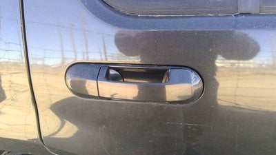 02-10 Mountaineer Passenger Right Rear Outside Door Handle Back Charcoal G5