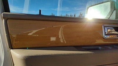 07-10 Lincoln Navigator Driver Left Front Door Trim Panel With Master Switch Tan
