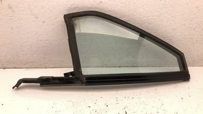 87-91 Bonneville Passenger Right Rear Vent Window Small Back Door Glass Wh Frame