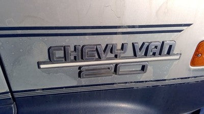 1989 Chevy G20 Van Passenger Right Emblem Badge From Fender Oem