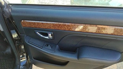 01-05 Xg350 Passenger Right Rear Door Trim Panel With Switches Back Black