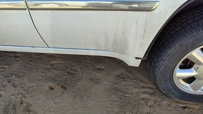 2002-2009 Gmc Envoy Driver Left Lower Rocker Panel Moulding Side Skirt White 50U
