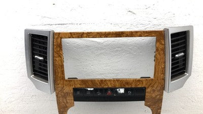 2008-10 Grand Cherokee Trim Bezel Around Radio Surround Dash Panel Oem Woodgrain