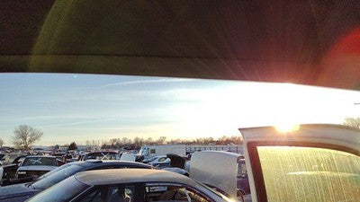 1993 Gmc Sierra 2500 Driver Left A Pillar Trim Windshield Post Panel Oem Blue