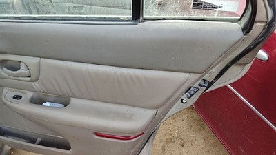 97-98 Century Passenger Right Rear Door Trim Panel With Switches Back Taupe 52B