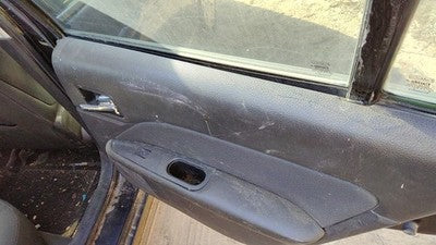 10-12 Fusion Passenger Right Rear Door Trim Panel With Switches Back Dw Charcoal