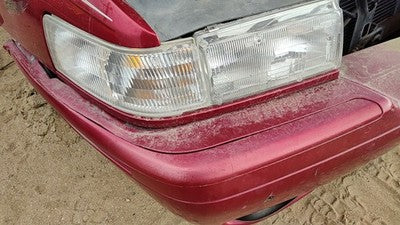 01 Cadillac Eldorado Passenger Right Trim Strip Below Headlight Crimson Red 86U