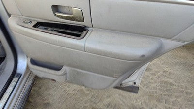 03 Lincoln Town Car Passenger Right Rear Door Trim Panel With Switches Back Gray