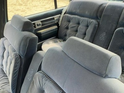 1986 Olds 88 Pair Of Front Headrests Oem Left Right Set Seat Blue