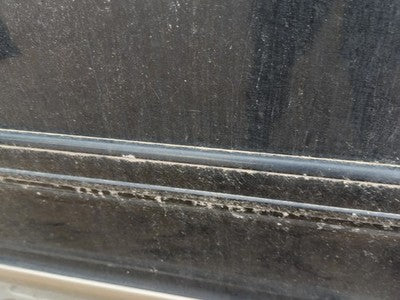 97-02 Ford Expedition Driver Left Rear Upper Moulding From Door Oem Back Black