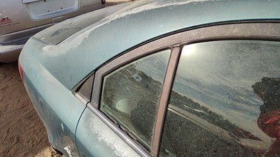 06-10 Hyundai Sonata Passenger Right Rear Vent Window Back Door Glass With Frame