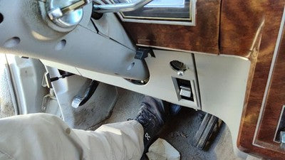 82-87 Grand Marquis Lower Dash Under Column Knee Bolster Trim Panel Oem Gray