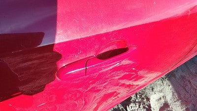 07-10 Chevy Cobalt Passenger Right Rear Outside Door Handle Back 74U Victory Red