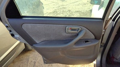1997-1999 Toyota Camry Driver Left Rear Door Trim Panel With Switches Back Tan