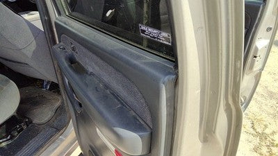 01 02 Sierra 2500 Hd Passenger Right Rear Door Panel With Switches Graphite 12D