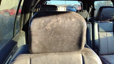 07-08 Expedition Passenger Right Front Head Rest Leather Seat 1W Black/Camel