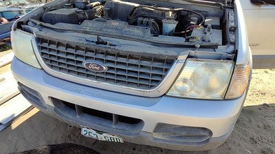 2002-2005 Ford Explorer Complete Header Panel Assembly Headlights Grille Oem