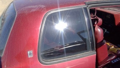 87-89 Olds Toronado Trofeo Passenger Right Rear Quarter Glass Back Side Window