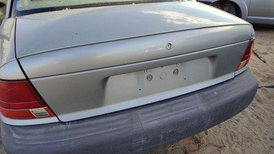 1996-1999 Saturn Sl1 License Plate Trim Surround Panel Tail Trunk Finish Silver