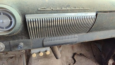1953 Chevy Bel Air 150 Sedan Center Chrome Dash Grille Oem