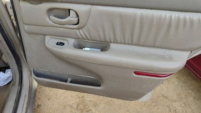 97-98 Century Passenger Right Rear Door Trim Panel With Switches Back Taupe 52B