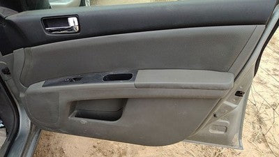 08-09 Sentra Passenger Right Front Door Trim Panel With Switches Charcoal W