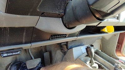 1986-1994 S10 Blazer Lower Dash Under Column Knee Bolster Trim Panel Oem Gray