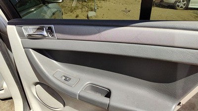 07-08 Pacifica Passenger Right Rear Door Trim Panel With Switches Back Gray Da