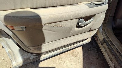 1997-03 Park Ave Ultra Driver Left Rear Inside Door Trim Panel Only Back Tan 562