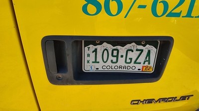 2002 Express Van 2500 License Plate Trim Surround Panel Oem Tail Trunk Finish
