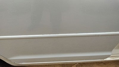 06-12 Fusion Passenger Right Rear Moulding From Door Back Trim Strip Silver Ux