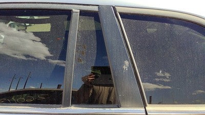 04-08 Pacifica Driver Left Rear Vent Window Back Door Glass With Frame Oem