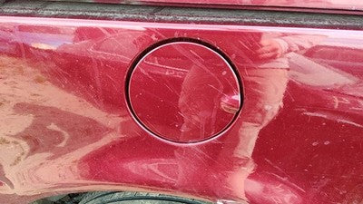 1997-2004 Chevy Venture Fuel Tank Door With Hinge Gas Lid Oem Filler Red 72U