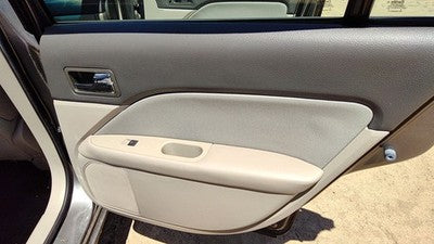 10-12 Fusion Passenger Right Rear Door Trim Panel With Switches Back Black Dl