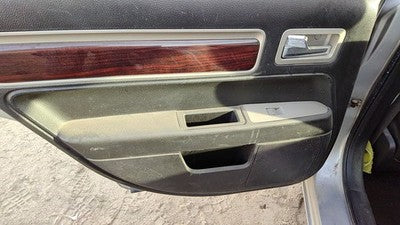 07-09 Lincoln Mkz Driver Left Rear Door Trim Panel With Switches Back Black Mw