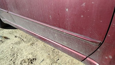 04-06 Galant Passenger Right Front Moulding From Door Trim Strip P06 Ultra Red