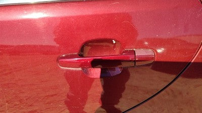 02-06 Toyota Camry Driver Left Rear Outside Door Handle Oem Back Salsa Red 3Q3